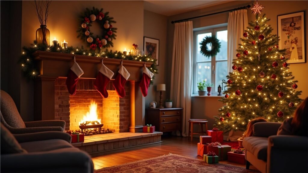 Cozy Christmas Scene